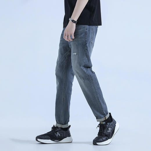 【断码清仓】HX 夏季水洗牛仔九分裤S210320063101 商品图2