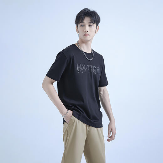 【断码清仓】HX 夏季圆领短袖T恤Y102320151101 商品图2