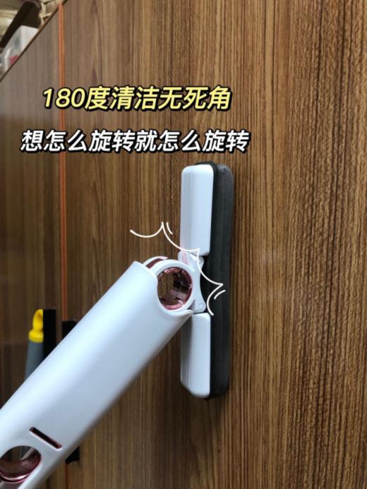 【应季好物】便捷式迷你小拖把挤水柄+2个棉头 商品图3