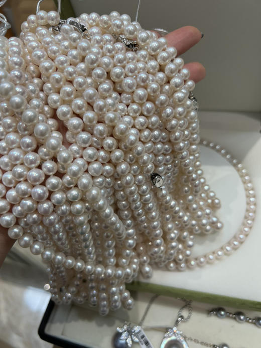 53-3基地统货 淡水珍珠项链 高品质珍珠项链 珍珠素链 母亲节礼物🎁 商品图12