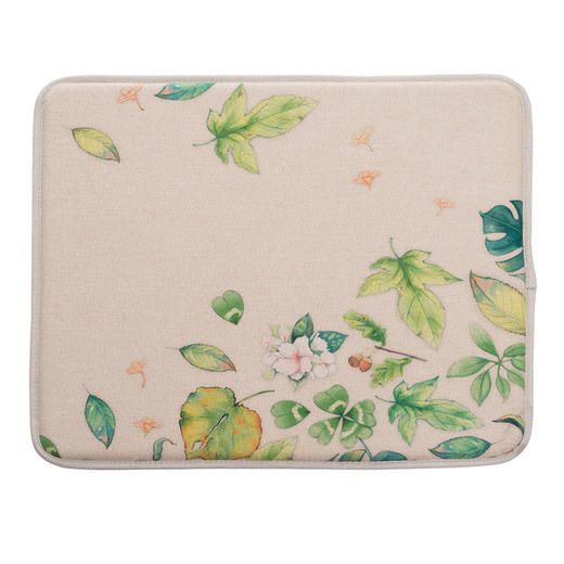 形相 坐垫系列  银杏 /菩提叶 茶具垫子麻布禅意 布艺茶旗坐垫茶艺空间中式桌旗 商品图9