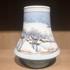新粉结合雪景乡情赏瓶 商品缩略图0
