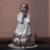 成艺留香居士 蒸蒸日上 修行小和尚 陶瓷茶宠摆件创意桌面装饰摆设品家居工艺品茶道 胸纳百川 商品缩略图7