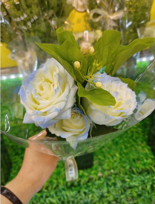 碎冰蓝玫瑰3支（拼团） 商品图0