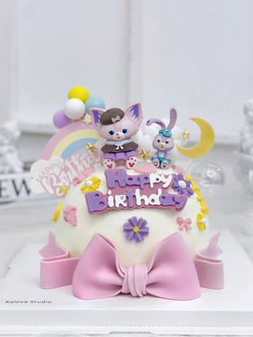 玲娜贝儿星黛露女孩女生周岁蛋糕