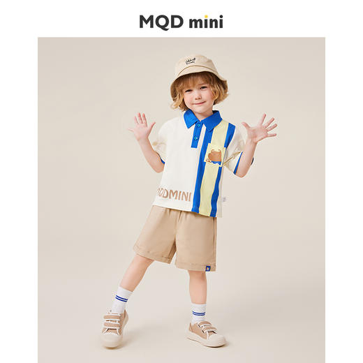 【80-130cm】男童夏款休闲五分中裤裤子MQDmini纯棉 商品图3