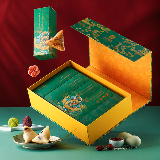 御茶膳房端午节有机粽子礼盒装高档甜粽鲜肉粽高端送礼品团购定制【纵横四海】 商品图9