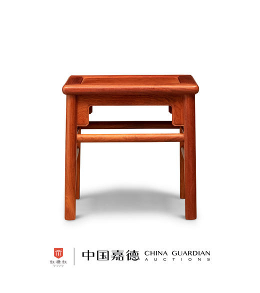 红桥红  家具严选  缅甸花梨（大果紫檀）【51 王款无束腰 方凳】 商品图0