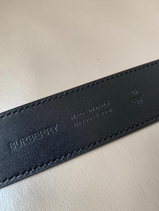 夏季特惠💰370 巴宝莉专柜新款 男士休闲腰带，带身宽3.5cm 采用格纹设计 商品图6