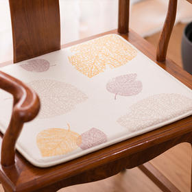 形相 坐垫系列  银杏 /菩提叶 茶具垫子麻布禅意 布艺茶旗坐垫茶艺空间中式桌旗