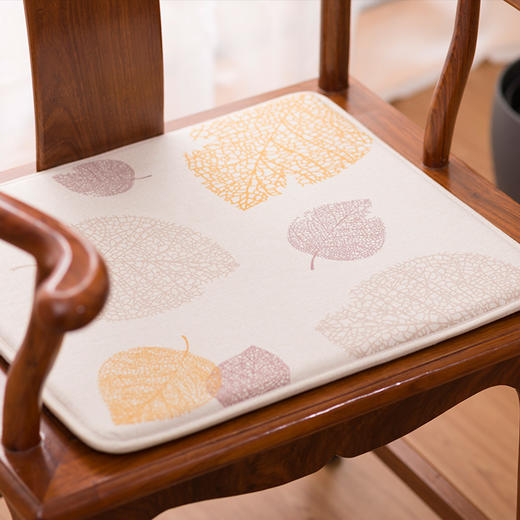 形相 坐垫系列  银杏 /菩提叶 茶具垫子麻布禅意 布艺茶旗坐垫茶艺空间中式桌旗 商品图0