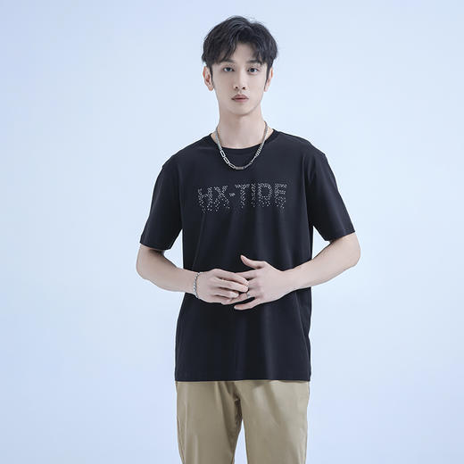 【断码清仓】HX 夏季圆领短袖T恤Y102320151101 商品图0