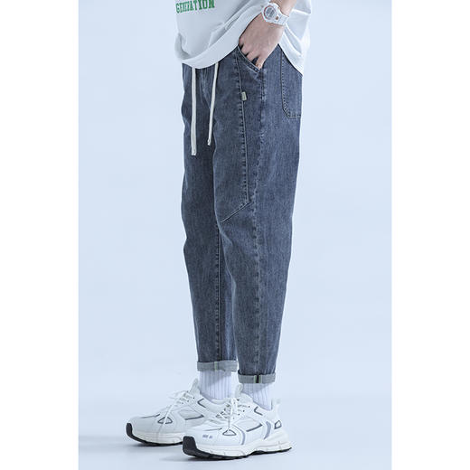 HX 水洗牛仔九分裤/S210320060101 商品图1