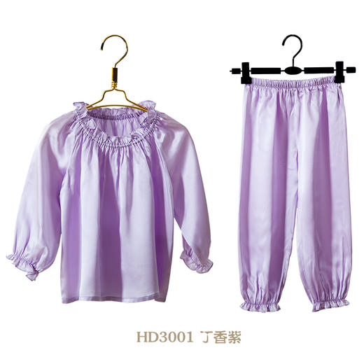 鑫缘 女童真丝长袖睡衣套 HD3001 商品图0