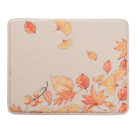 形相 坐垫系列  银杏 /菩提叶 茶具垫子麻布禅意 布艺茶旗坐垫茶艺空间中式桌旗 商品图10