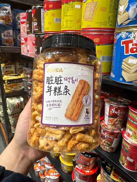 脏脏年糕条香辣牛肉味250g 商品图0