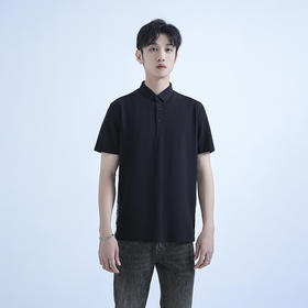 【断码清仓】HX 夏季翻领短袖T恤S102320438101POLO杉