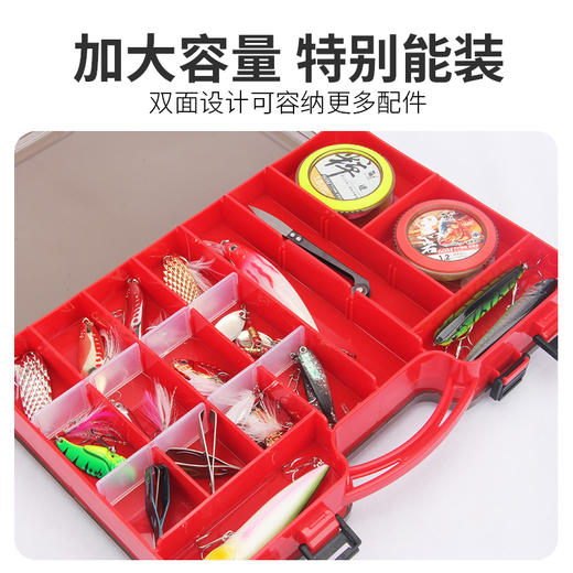 伽玛精工多功能大容量假饵盒便携手提路亚饵收纳盒 商品图3