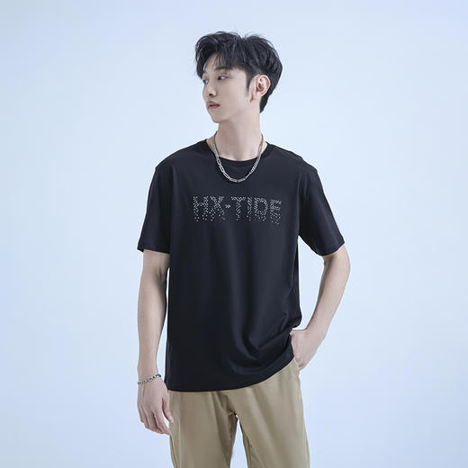 【断码清仓】HX 夏季圆领短袖T恤Y102320151101 商品图1