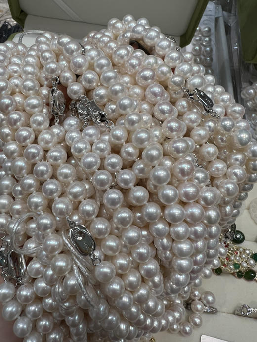53-3基地统货 淡水珍珠项链 高品质珍珠项链 珍珠素链 母亲节礼物🎁 商品图1