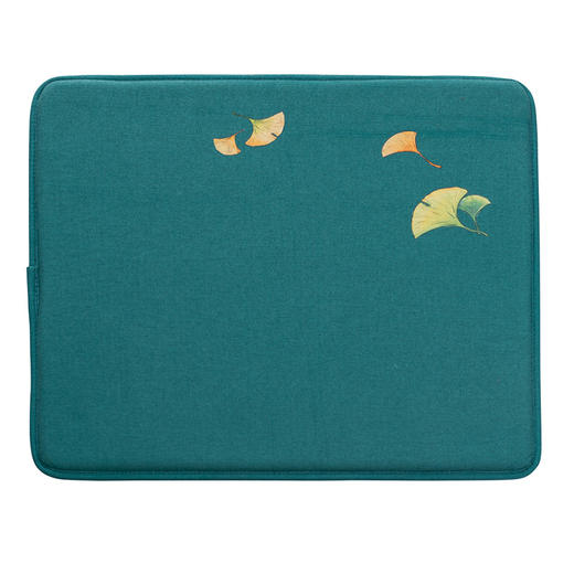 形相 坐垫系列  银杏 /菩提叶 茶具垫子麻布禅意 布艺茶旗坐垫茶艺空间中式桌旗 商品图6