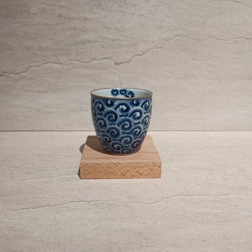 B-MGR-8803-1美官人青花 祥云高盏主人杯 商品图0