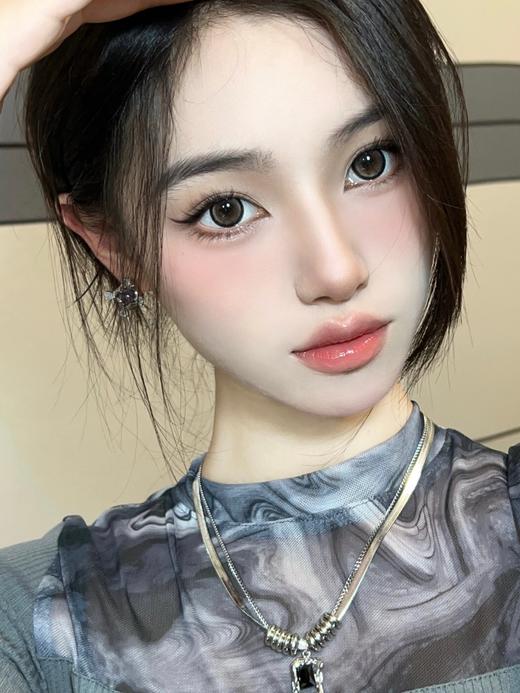【新品度数美瞳】大直径甜水湾灰色近视美瞳年抛0~800度 商品图9