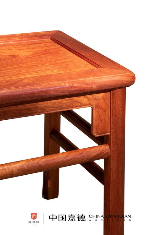 红桥红  家具严选  缅甸花梨（大果紫檀）【51 王款无束腰 方凳】 商品图2