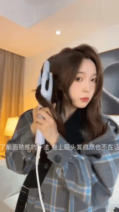 【应季好物】全自动32MM卷发棒 淡紫色/石榴粉 商品图1