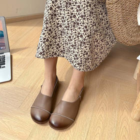 优选丨香港红蜻蜓5118头层牛皮妈妈鞋 里外全皮 柔软舒适宽松 牛筋底