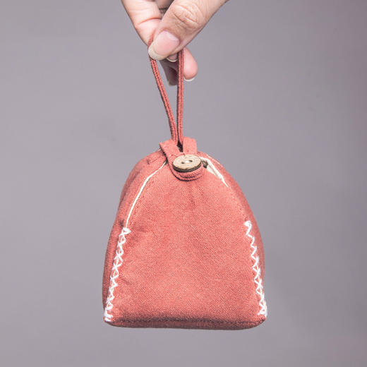 形意一壶四杯袋旅行茶具收纳袋主人杯袋一壶四杯加厚收纳布包便携式 商品图4