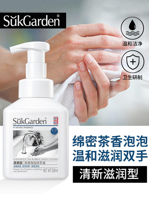 蔬果园茶香泡泡洗手液 商品图1