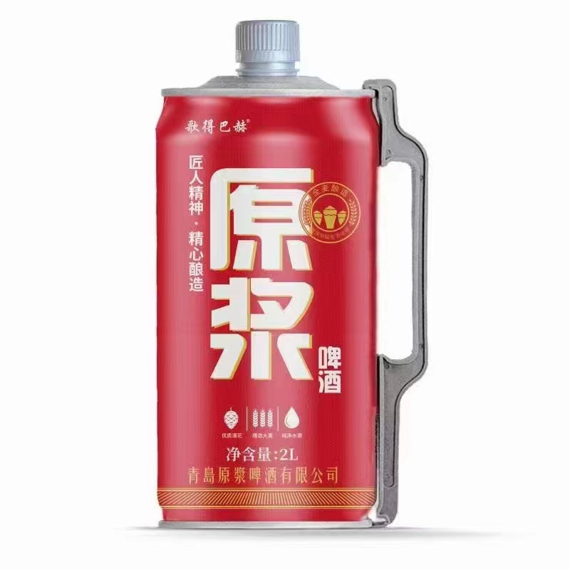 [啤酒]青岛原浆2L精酿啤酒(歌得巴赫)
