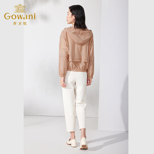 乔万尼夏款薄外套纯色小个子短外套ET2B243 商品图3