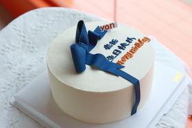 绅士蓝翻糖蝴蝶结（提前一天预定）