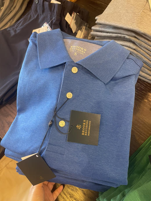 ¥450直邮到手！Brooks brothers布克兄弟男士Polo衫 最新材质！四大优势 透气/抗皱/防收缩/速干排汗 商品图2