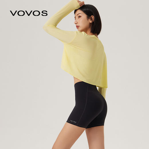 VOVOS修身塑形三分裤VDK8043 商品图7