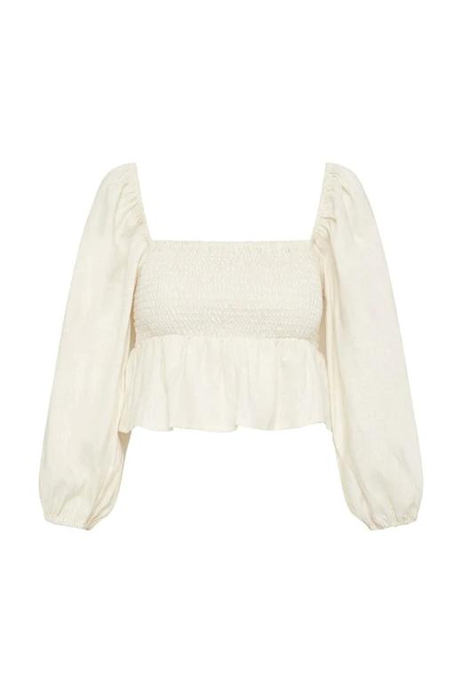 FAITHFULL THE BRAND - VIVICA TOP-EGGSHELL - 女装 - 上衣 - 蛋皮色 商品图5