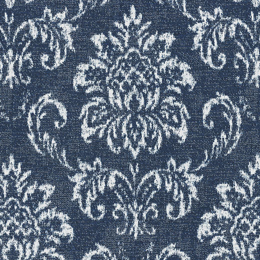 15260505/502.206爱仕沃玛（axroma）金菊-午夜蓝 Petit Morocco Midnight 大提花装饰面料适用于室内、户外和酒店工程 商品图0