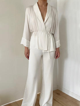 CG｜Silk Tall Pants [ 真丝修身长裤 ]