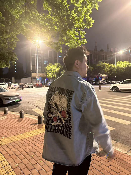 李宁23春款牛仔衬衫skateboard滑板系列男女同款 商品图6