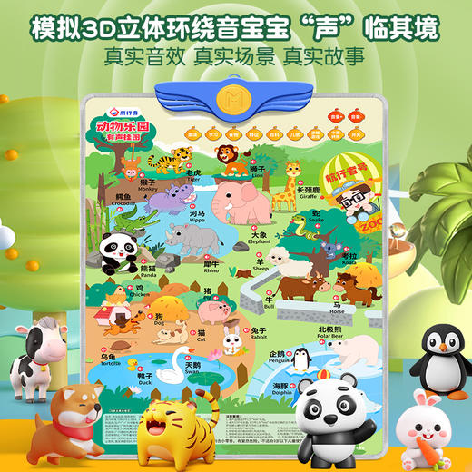 宝宝有声早教挂图幼儿童点读识字启蒙认知拼音墙贴学习机益智玩具 商品图5