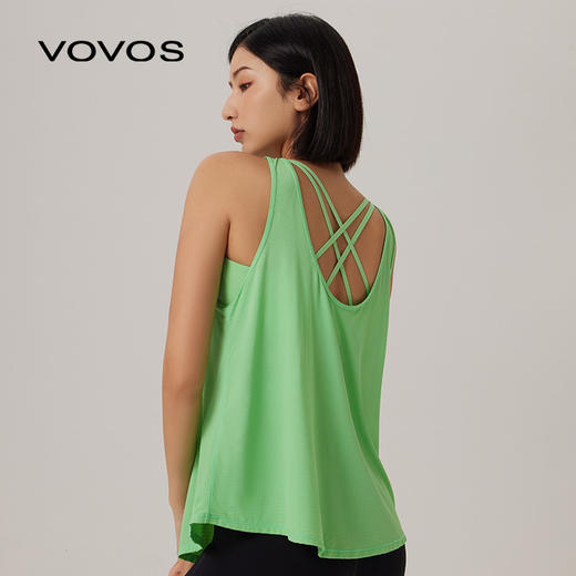 VOVOS女士休闲运动瑜伽假两件背心VBX8050 商品图2