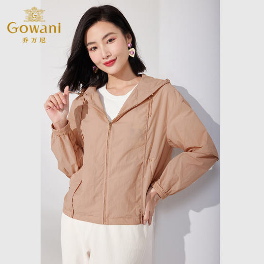 乔万尼夏款薄外套纯色小个子短外套ET2B243 商品图1