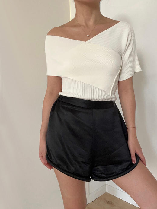 Viktoria Chan | SS21012-S  Nova wrap knit-Short Sleeves [短袖针织上衣] 商品图8