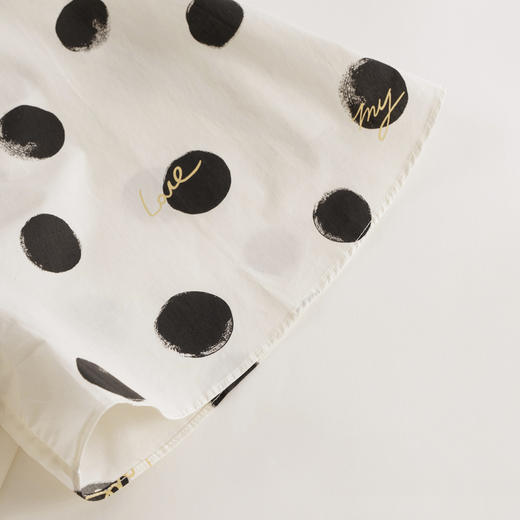 【马克珍妮 芦芙】夏装女童波点纯棉背带裤 儿童裤子231035 商品图4