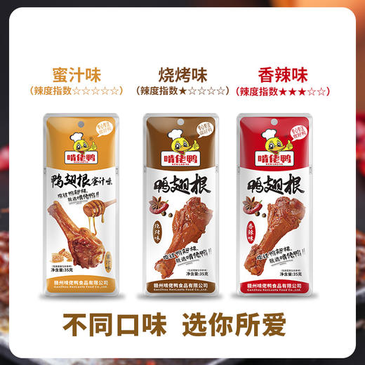 【肉多多】啃佬鸭开袋即食鸭小腿35g充饥夜宵鸭翅根肉类熟食卤味鸭腿零食 商品图3