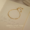 Oflye潮流饰品 冷淡风手链女气质复古简约可调节抽拉绳轻奢小众精致手饰 商品缩略图3