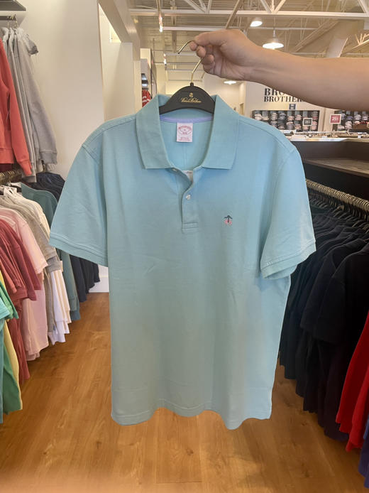 马卡龙色！Brooks brothers 布克兄弟男士🐑彩色小羊标 经典款Polo衫 商品图3