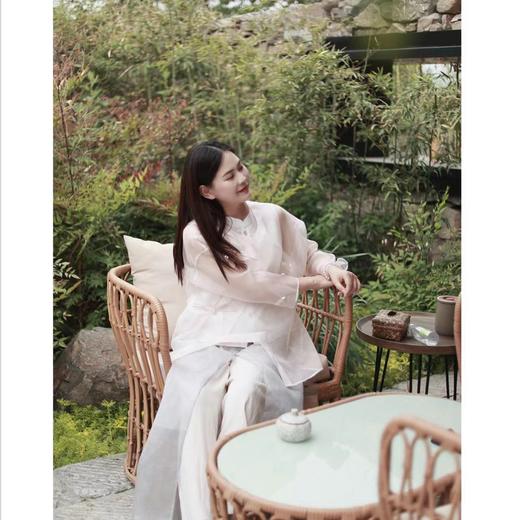 【抖音专属】中式小衫（23710222-粉米） 商品图4